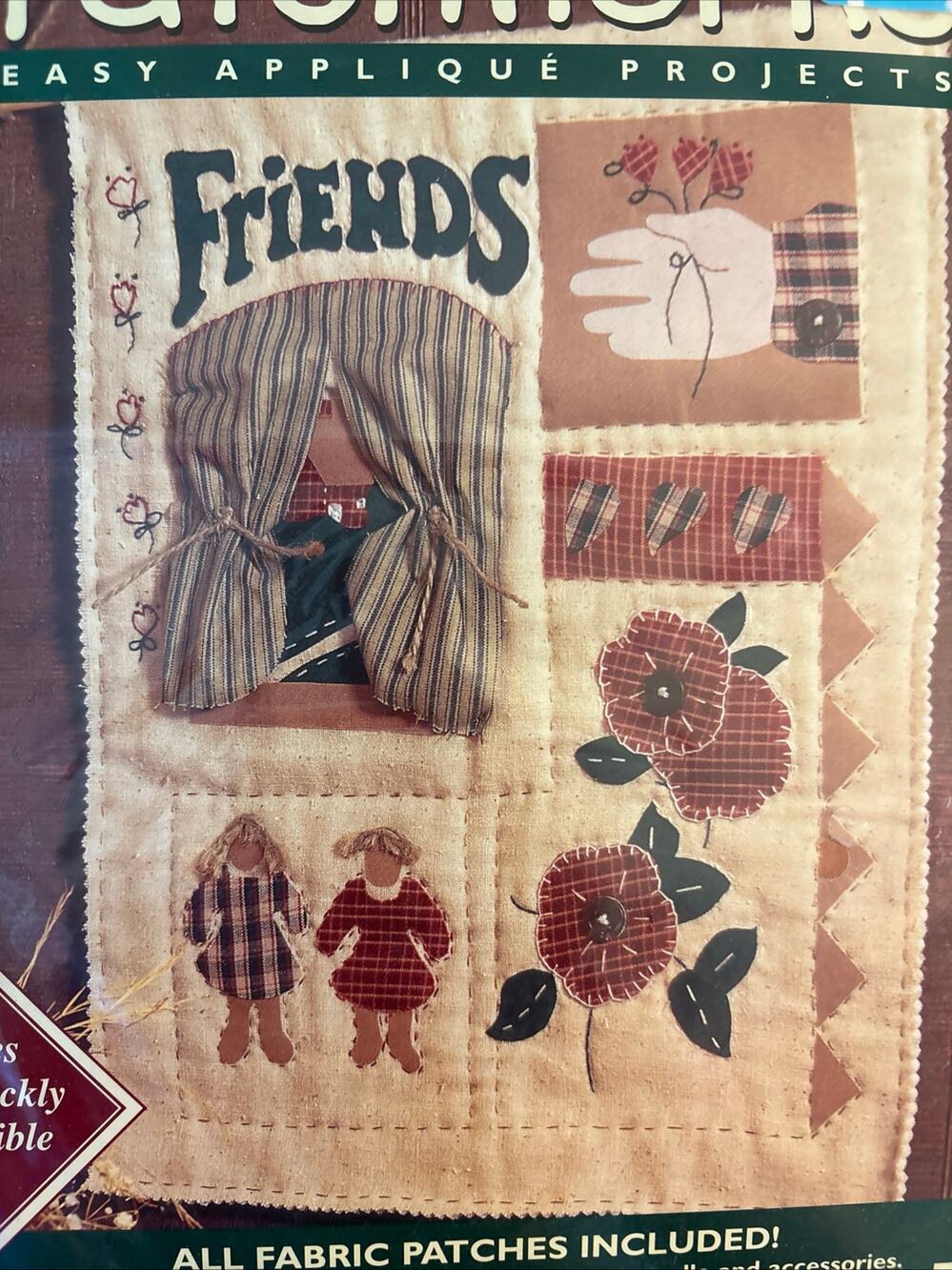 Bucilla's Patchworks Easy Applique Project Kit New